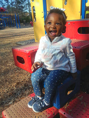girl in playground