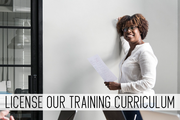 license our training curriculum